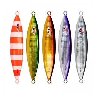 China Luminous Slow Jigging Lures Slow Pitch Lures For Saltwater Metal Lead Fishing Lure on sale