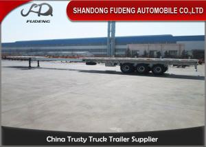 China Telescopic Wind Blade Transport 40 Foot Semi Trailer 50 Ton Can Extend factory