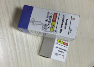 China Recyclable Material 10ml Vial Boxes / vial Box Packing CMYK Color Printing factory