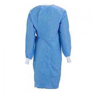 China Hospital Disposable Protective Gowns / Soft Non Woven Disposable Ppe Gowns factory