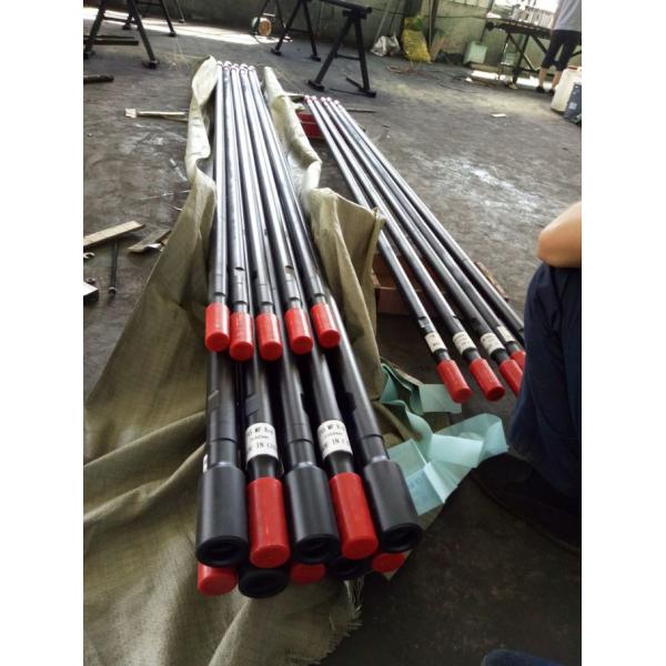 API Approval R25 Drill Shank End Rod , Rock Drill Rod For Tunneling / Mining / Quarrying