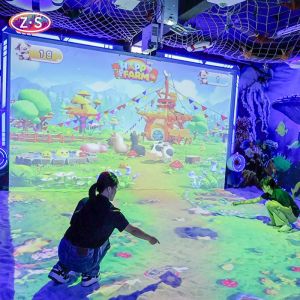 China Science And Technology Museums Joyful Beach Interactive Projection Games factory