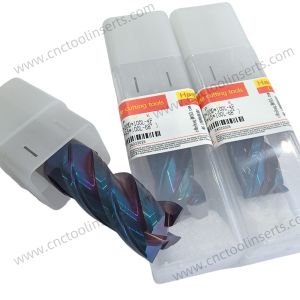 China 4-Flute Solid Carbide End Mills with CVD Coating, Model D20*45*100L-68°, Machining of Planes, Steps, Grooves, and Contoured Surfaces​ factory