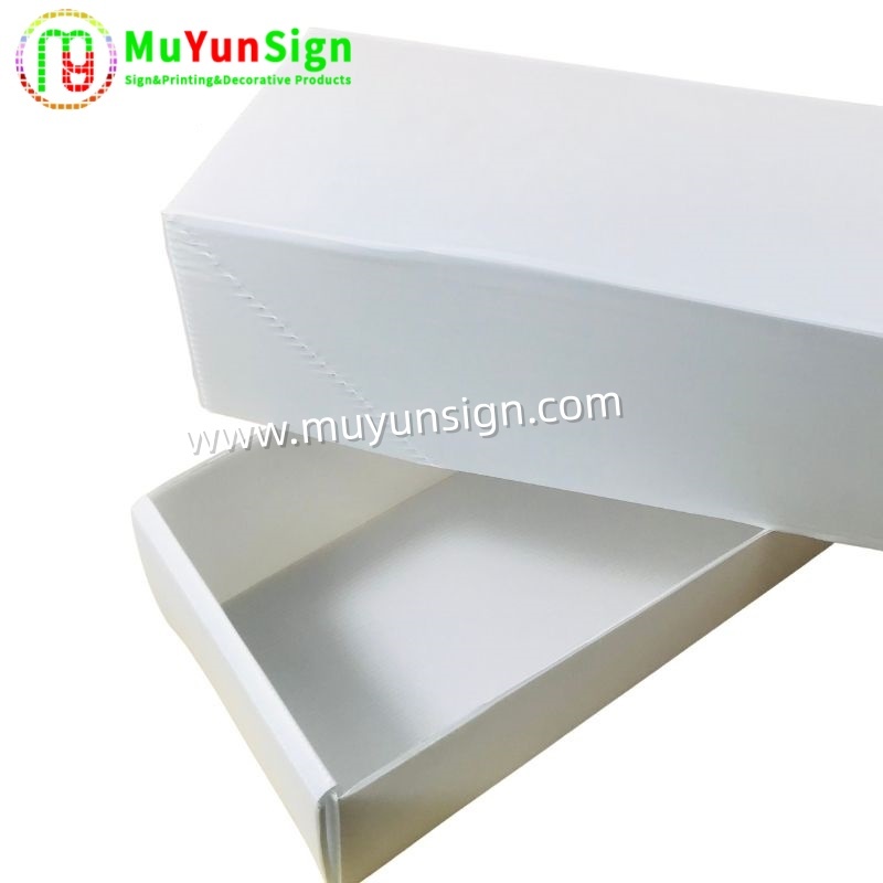 Printable Polypropylene Corrugated Sheet Structural Strength Light Weight Plastic Sheet For Packing