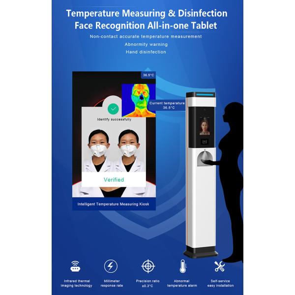 Digital 99% Accuracy Forehead Infrared Thermometer Free Standing