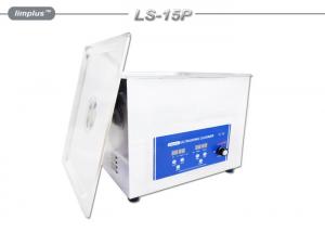 China Sonic Cleaning Bath 15L Ultrasonic Washer Machine , Carburetor Ultrasonic Cleaner For Aluminum factory