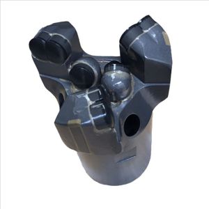 Steel PDC Drill Bit Three-Wing Concave Coreless Button Bit for Coal Mining and