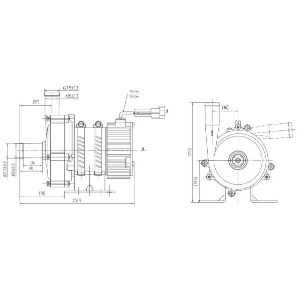 DC24V Brushless DC Water Pump