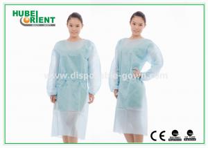 China Disposable PPE Protective Medical Gowns ISO13485 With Elastic Wrist factory