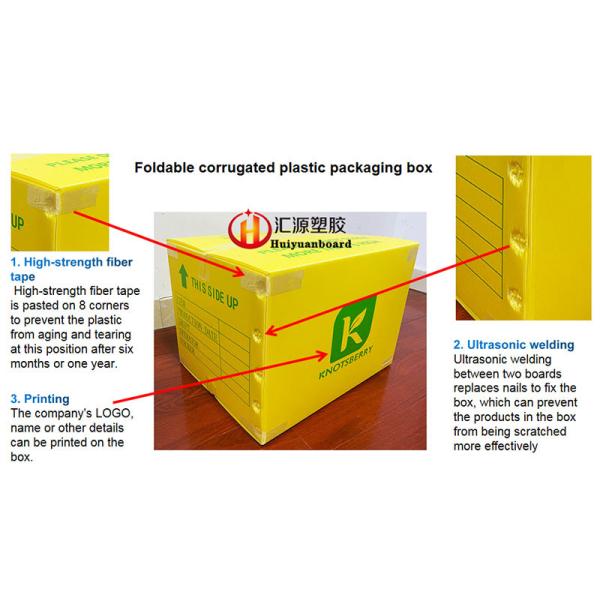 Printable Foldable Plastic Corrugated Bins