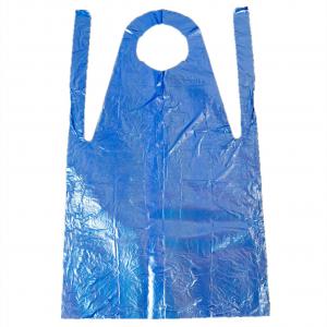 China Waterproof Disposable PE Plastic Apron Blue / White / Green / Red Kitchen / Food Industry on sale