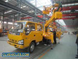 China lifting arm 14m 18m Elevated Work Platform Truck 20T Hydraulic factory