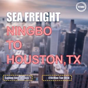 China HMM COSCO Liner Ocean Sea Freight Logistics From Ningbo To Houston Texas America on sale
