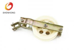 No Deformation Cable Pulling Pulley , Cable Pulley Block For Stringing