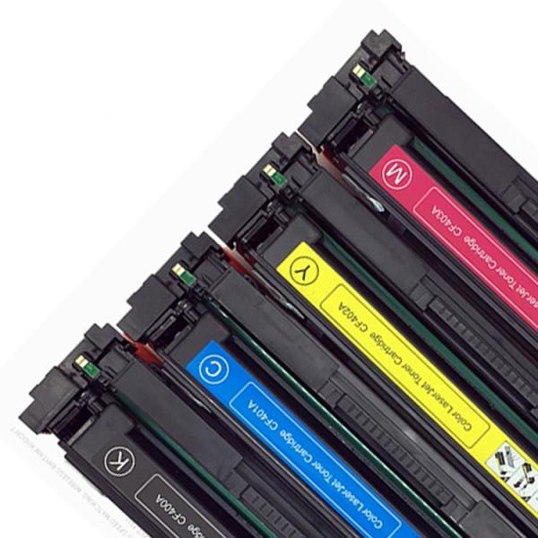 China 202A CF500A Printer Toner Cartridge Compatible For HP Color Lasejet Pro M254 M280 M281 factory