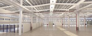 China Modern Prefab Steel Structure Building Warehouse Workshop Aircraft Hangar Office on sale