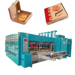 China Flexo Printing Corrugated Carton Box Machine Pizza Box Making Automatic factory