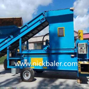 China Straw bagging machine Hay baling press machine baler machine for agriculture on sale