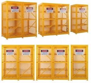 China Aerosol Cage Gas Cylinder Hazardous Substance Storage Cabinet on sale