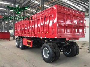 China 35MT 45MT 50MT Full Trailer With Fence Cargo Trailer factory