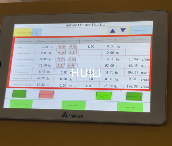 PLC Controllable PP Strapping Band Making Machine With 38CrMoALA Screw