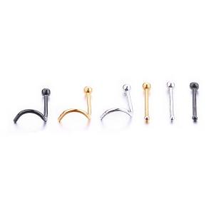 China Wholesale Factory Price Nose Ring Body Piercing Jewelry G23 Titanium Piercing factory