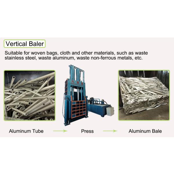 Semi Automatic 60kw Waste Paper Baling Machine
