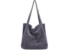 China 100% Cotton Corduroy Tote Bags Customized Corduroy Shoulder Tote Bag factory