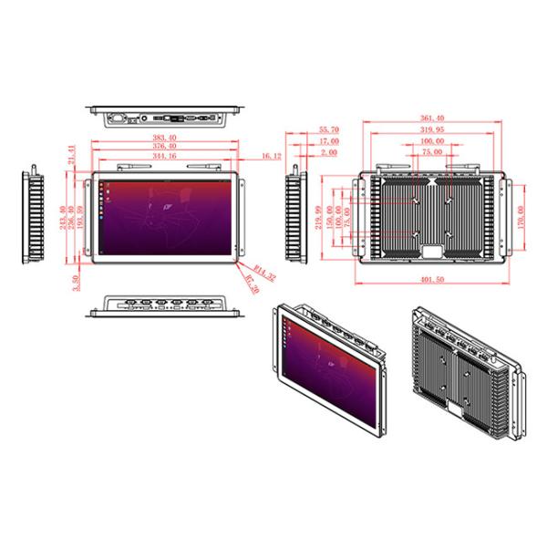 15.6-Inch Linux Touch Screen for Retail Systems and Interactive Kiosks