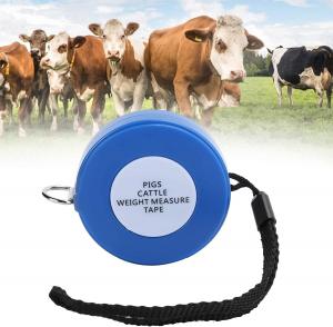 China Blue Case Cattle Weight Measuring Tape For Farm 2.5m × 14mm Size on sale
