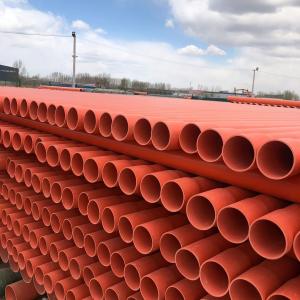 China DN110mm MPP Underground Electrical Conduit Plastic Pipe on sale