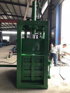 China 40 T Hydraulic Type Waste Paper Baler With Pushplate Push Back Machine factory