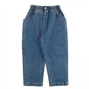 China Children Clothing Production Jeans With Waistband Elastic For Boys on sale