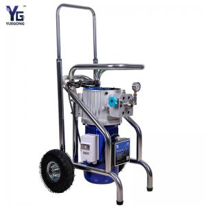 China Fireproofing Insulation High Pressure Airless Paint Spray Machine Electric Wheeled factory