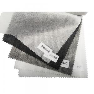 China 50% Polyester 50% Nylon GAOXIN Impregnating Nonwoven Fabric Interlining for Chef Hat Material on sale
