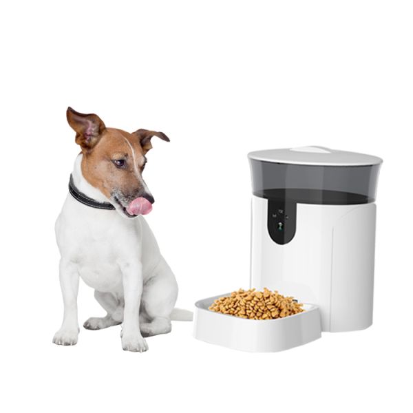 4000ml Smart Dog Food Dispenser AC110V Automatic Cat Feeder Wifi