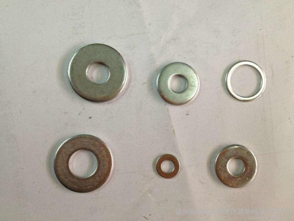China Heavy Duty Flat Metal Washers Plate Round Carbon Steel Prevent Loosening / Leaks factory