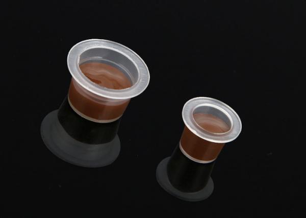 China 1.2 CM Microblading Tools Tattoo Ink Cups / Pigment Cups For Eyebrows factory