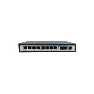 Buy cheap Lightweight Fiber Optic Managed Switch 2 Optical Ports 8 RJ45 Ports from wholesalers