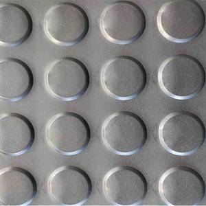 China 3MM Coin Rubber Floor Mat Waterproof Anti Slip Black Rubber Flooring Sheet factory