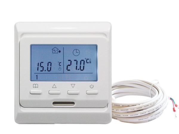 China Weekly Circulation Digital Programming Thermostat with keys and LCD screen factory