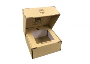 China Natural Brown Decorative Cardboard Gift Boxes CE Certification Eco - Friendly on sale