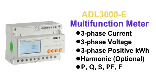 ADL3000-E Three-phase Multi-function DIN Rail Energy Meter