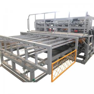 China 4-8mm Fully Automatic Crimped Wire Mesh Weaving Machine Pre Cut Cross Wires factory