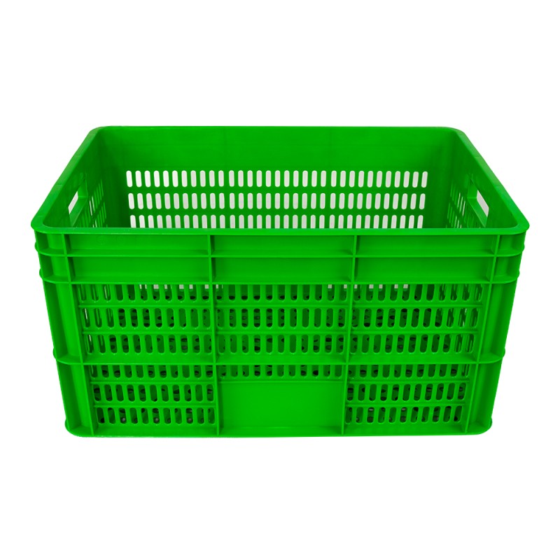 Mesh Stackable Moving Crate Foldable Eco-Friendly Vented Basket for Moving and Storage