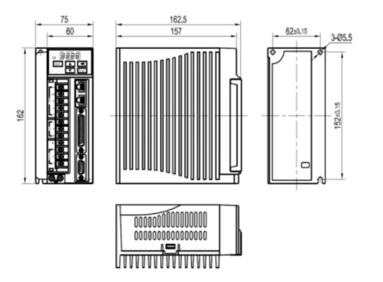 220V 100W - 1000W Single Phase AC Servo Motor And Drive Explosion proof