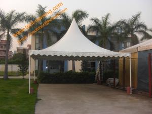 China Fireproof Wedding Event Trade Show Tent 4x4m Outdoor Pagoda Party Tent on sale