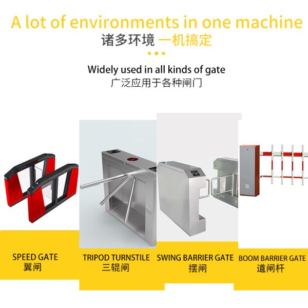 24 Volt Encoder CE Small DC Servo Motor With Gear Box Speed Gate Turnstile School