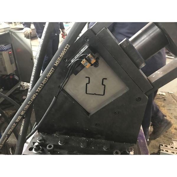 2.5mm Upright Rack Roll Forming Machine With 6 Meters Auto Stacker