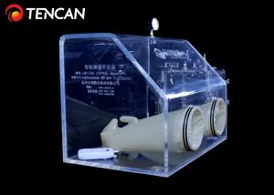 China Transparent Laboratory Glove Box , 10mm/15mm/30mm Thickness Acrylic Glove Box on sale